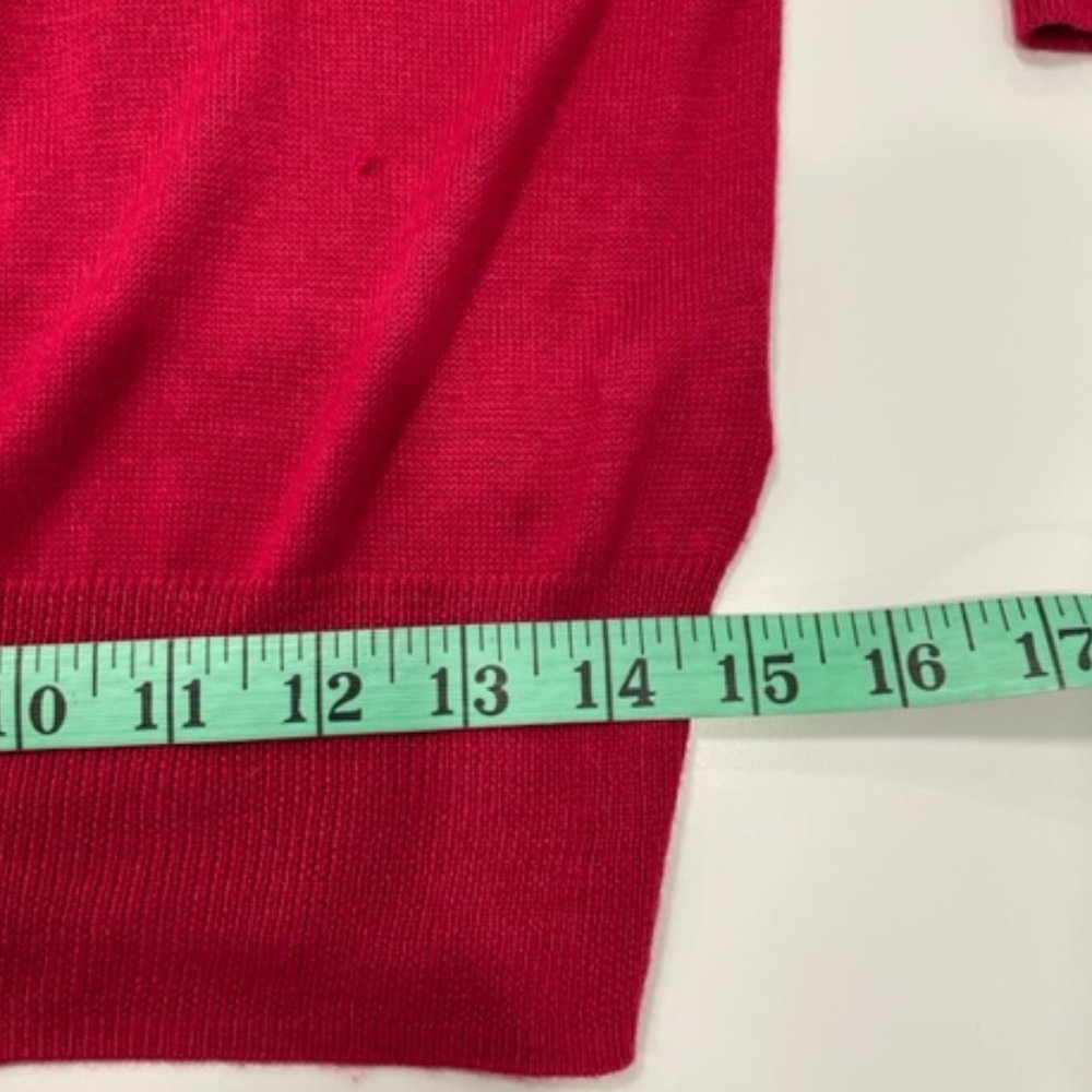JACOB Round Neck Red Cardigan with Buttons ~ Size S/M~ BNWOT - Picture 11 of 15